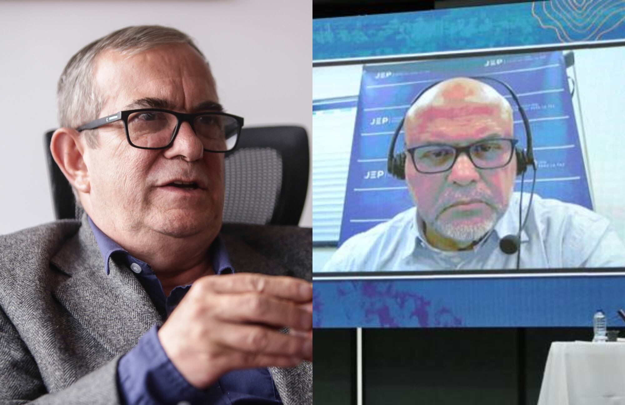 Rodrigo Londoño y Mancuso | Fotos: Colprensa