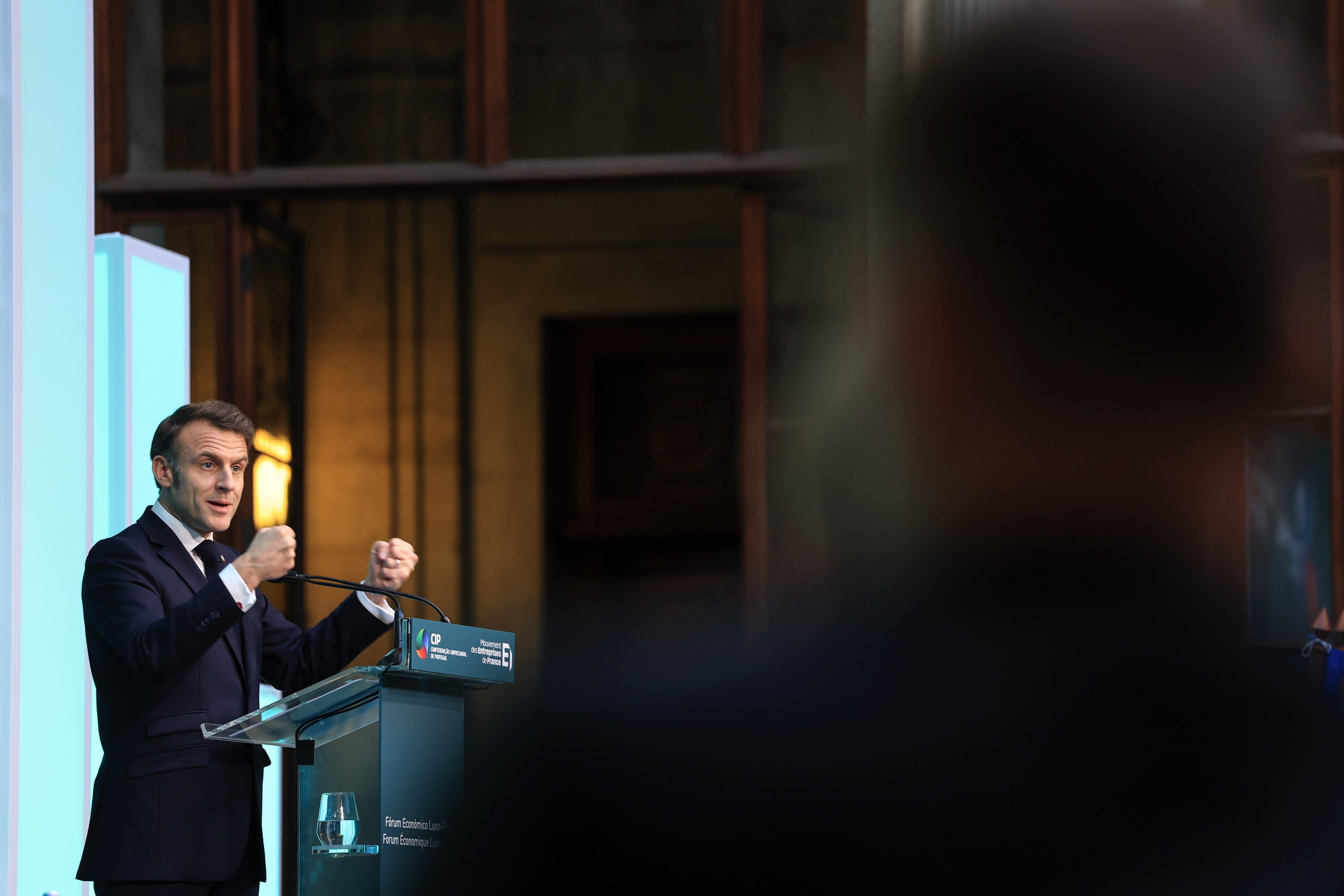 Emmanuel Macron. FOTO: EFE/EPA/JOSE COELHO
