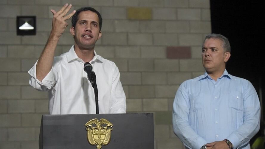 El presidente Iván Duque se refirió a la decisión de la Asamblea Constitucional de Venezuela de quitarle la inmunidad parlamentaria a Juan Guaidó. Foto: Getty Images