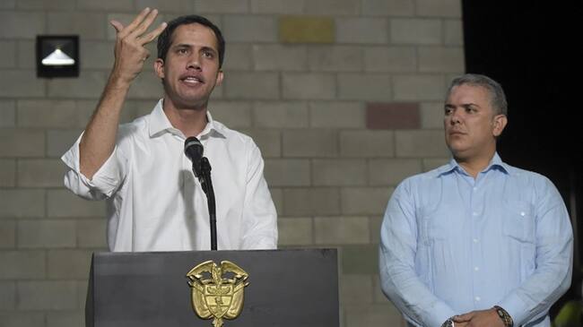 El presidente Iván Duque se refirió a la decisión de la Asamblea Constitucional de Venezuela de quitarle la inmunidad parlamentaria a Juan Guaidó. Foto: Getty Images