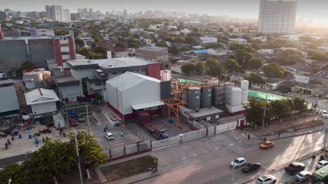 Instalaciones de la empresa Naturmega en Barranquilla. Foto: Naturmega.
