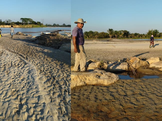 El Botalón Arauca, río Cusay ha arrastrado varios cultivos. Fotos: Cortesía.