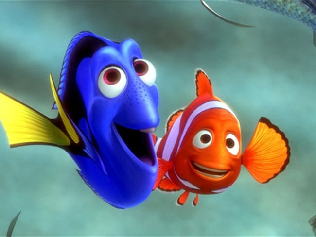Dori y Marlin, protagonistas de &#039;Buscando a Nemo&#039; y de su secuela, &#039;Buscando a Dory&#039;. Foto: Bang Media