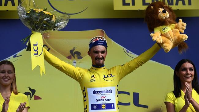 Después de 5 años, un francés es líder del Tour de Francia. Foto: Getty Images