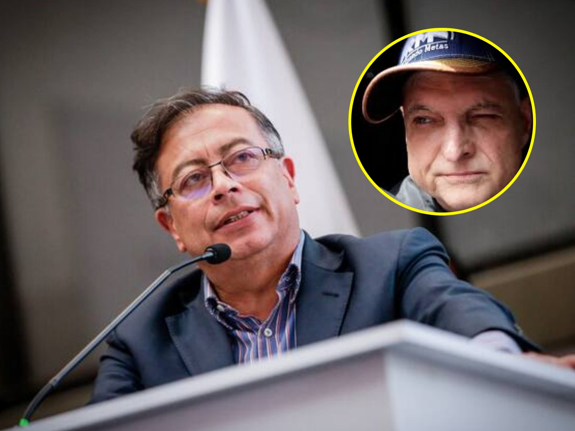 Gustavo Petro y Ricardo Martinelli.