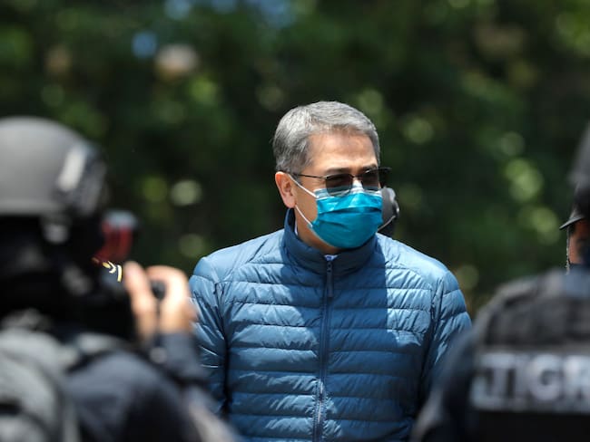 Expresidente de Honduras Juan Orlando Hernández. Foto: Jorge Cabrera/Getty Images
