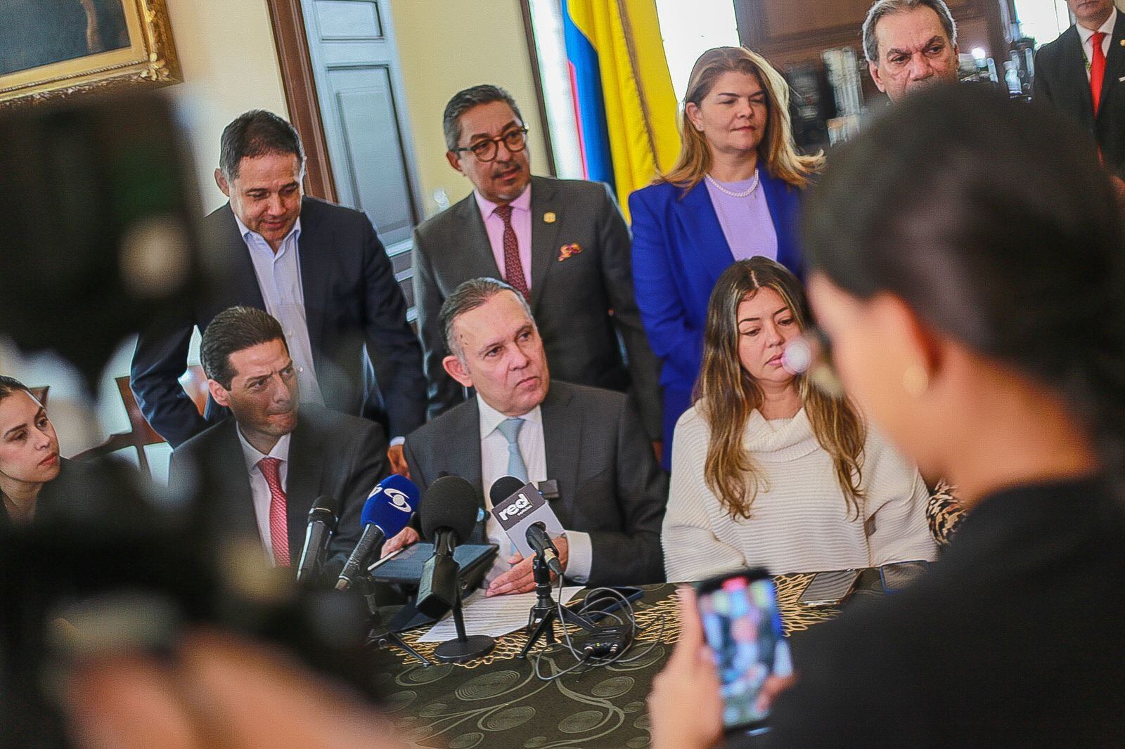 Efraín Cepeda, presidente del Senado.