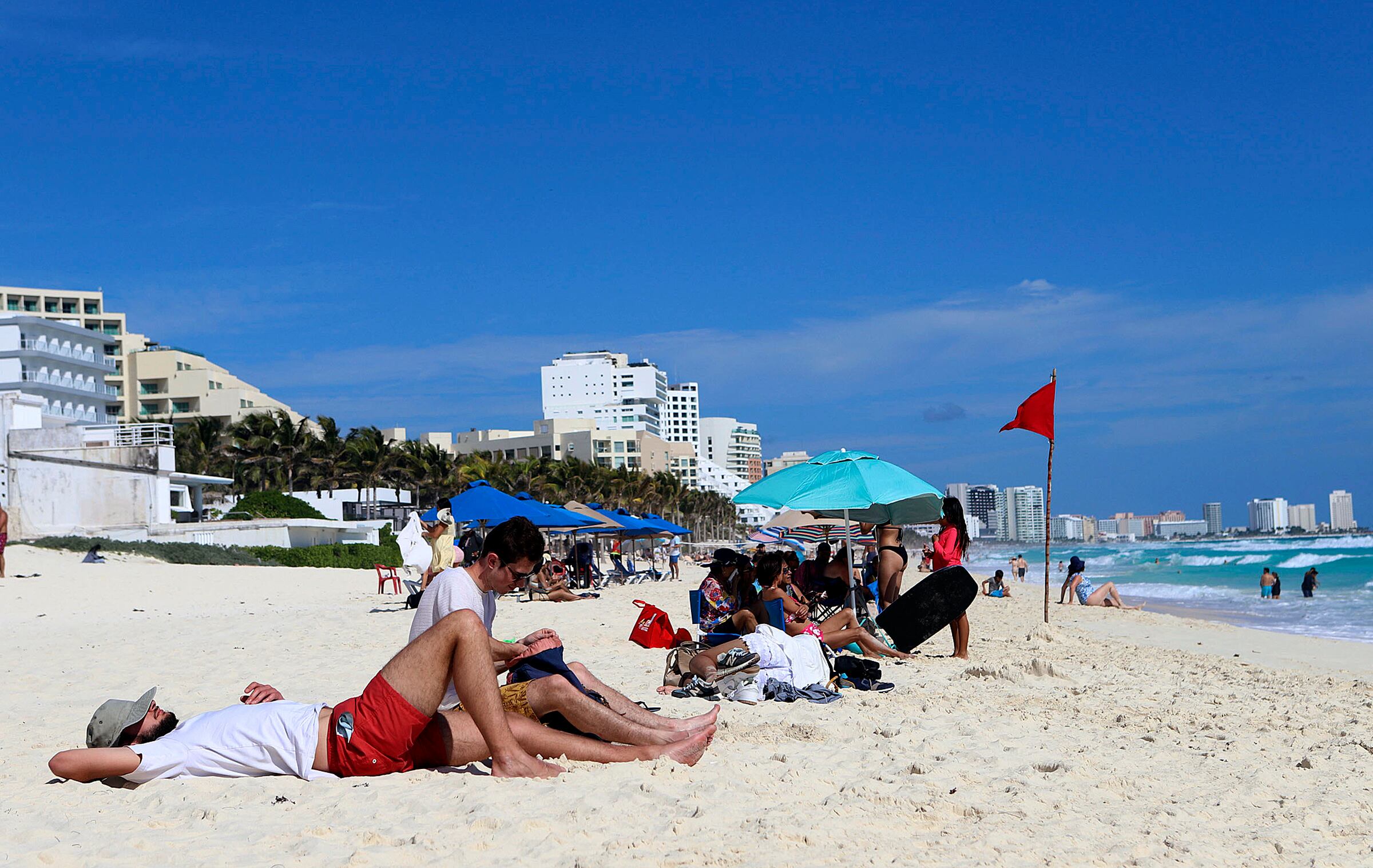Imagen de referencia de playas en Cancún. Foto: Getty Images.