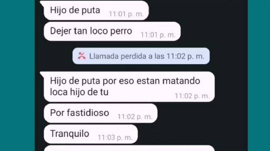 Amenazas Ferley Sierra . Foto: suministrada.