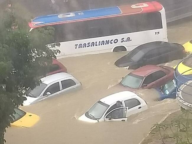 Emergencias tras fuerte aguacero en Barranquilla