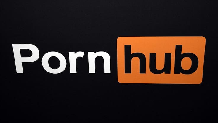 Logo de Pornhub, página de videos para adultos. Foto: Ethan Miller / GETTY IMAGES NORTH AMERICA / AFP