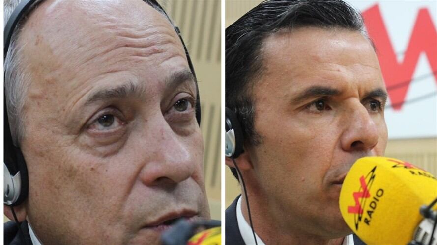 José Obdulio Gaviria y Guillermo Rivera debatieron sobre las historias que cuenta el expresidente Juan Manuel Santos en su libro "La batalla por la paz".. Foto: W Radio