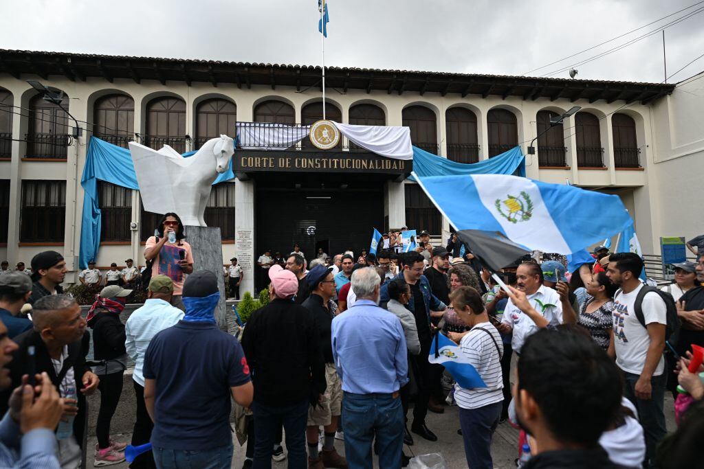 Manifestaciones en Guatemala. Foto: Getty Images.