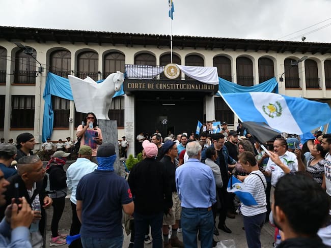 Manifestaciones en Guatemala. Foto: Getty Images.