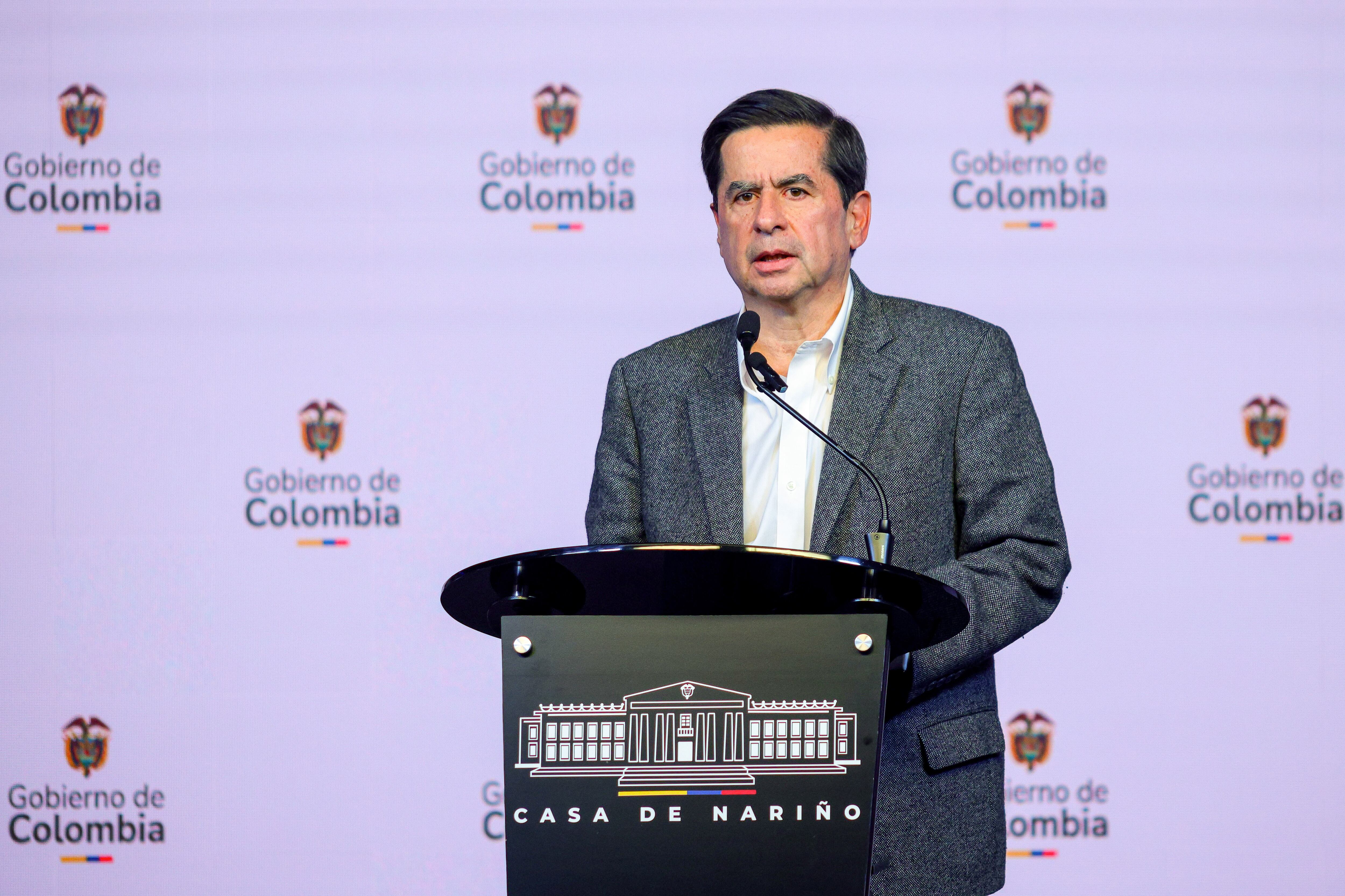 Juan Fernando Cristo, ministro de Interior de Colombia, EFE/ Presidencia de Colombia
