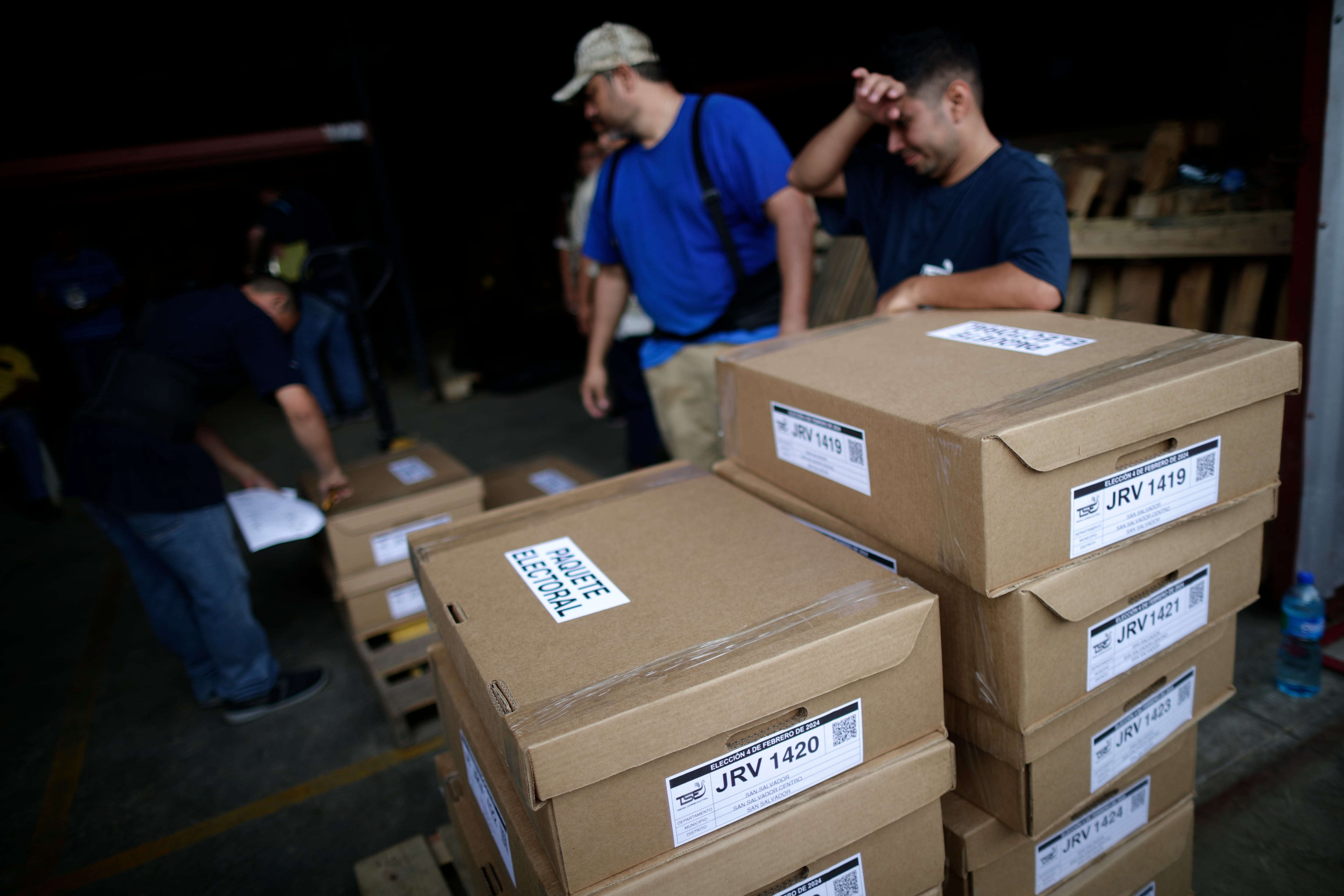 Elecciones en El Salvador. Foto: EFE.