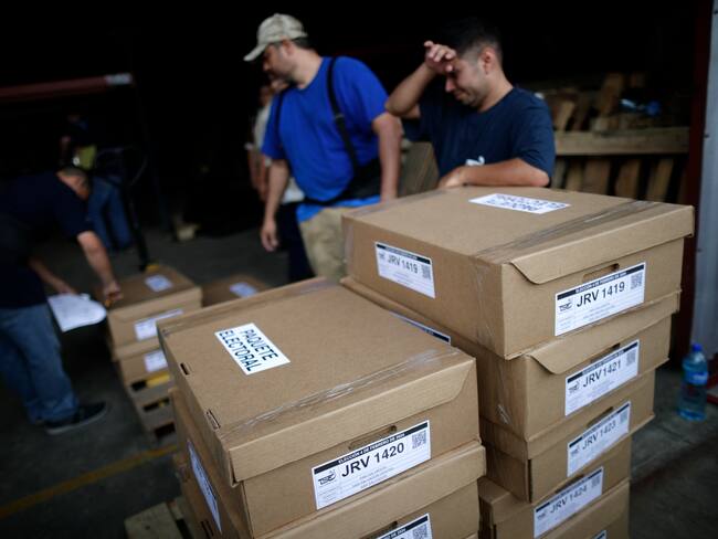 Elecciones en El Salvador. Foto: EFE.