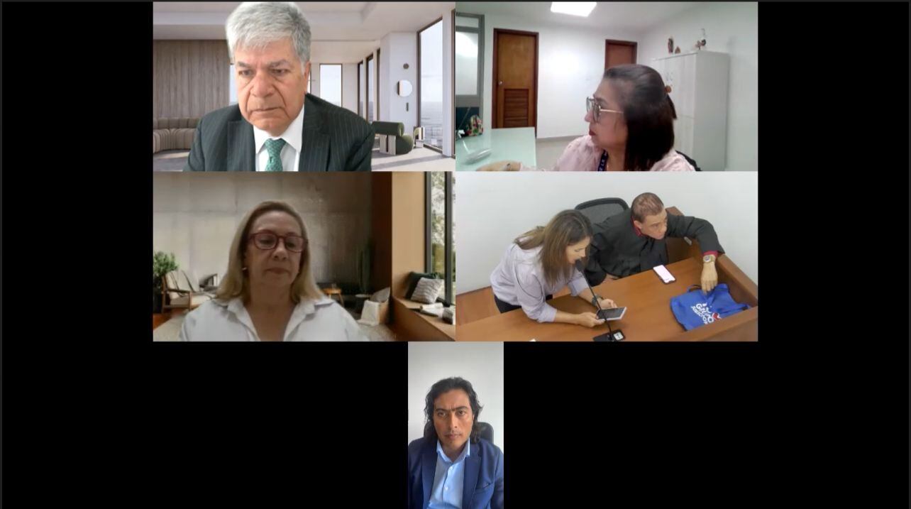 Foto: captura/ audiencia preparatoria de juicio contra Nicolás Petro.