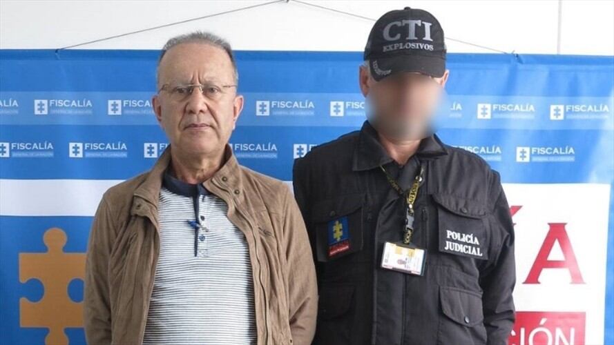 Fue capturado un presunto cómplice del homicidio de Orlando Sierra. Foto: Cortesía: Fiscalía