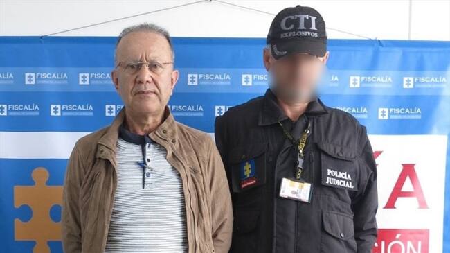 Fue capturado un presunto cómplice del homicidio de Orlando Sierra. Foto: Cortesía: Fiscalía