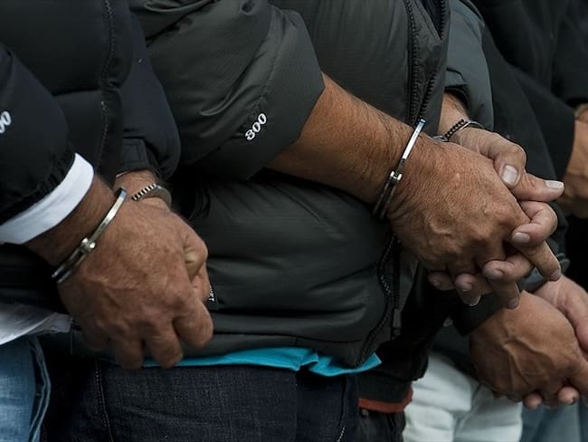 Mexicanos procesados por trafico de divisas desde México a Colombia. Foto: Getty Images