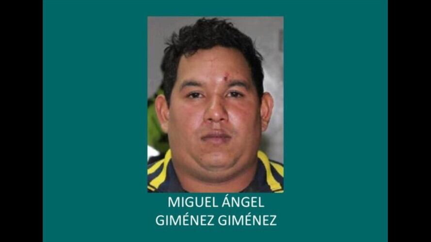 Miguel Ángel Giménez Giménez tiene antecedentes por hurto. Foto: Policía Nacional