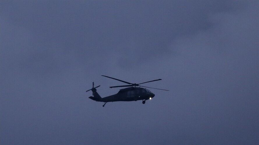 Concierto en helicóptero en Medellín. Foto: Colprensa