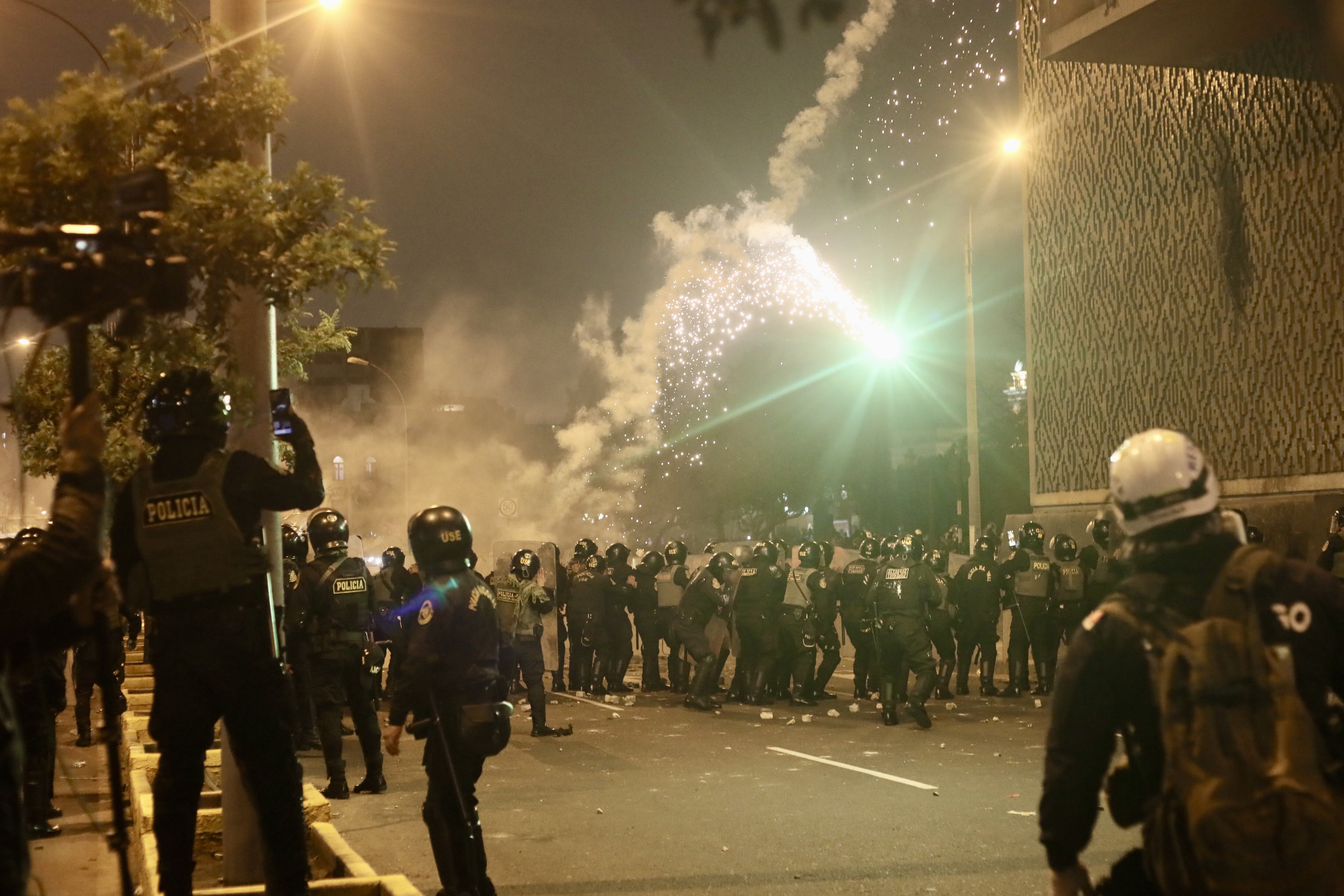 Protestas en Perú. Foto: Klebher Vasquez/Anadolu via Getty Images