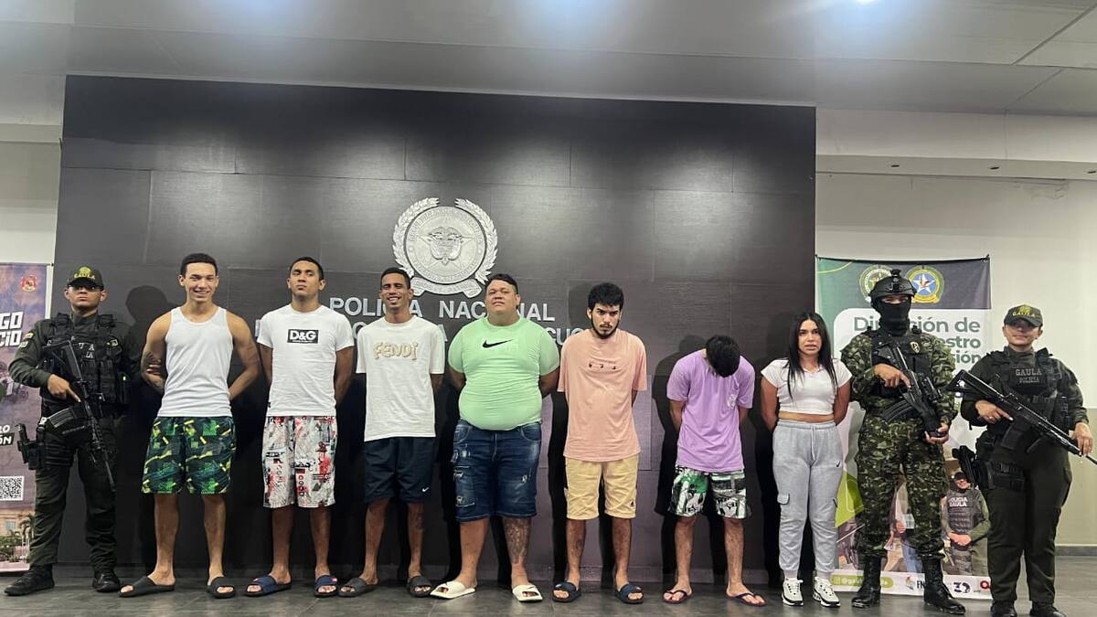 Capturados siete presuntos extorsionistas de los AK47 en Cúcuta