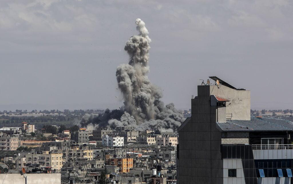 Ataques de Israel a Gaza. (Foto: Abed Rahim Khatib/Anadolu via Getty Images)