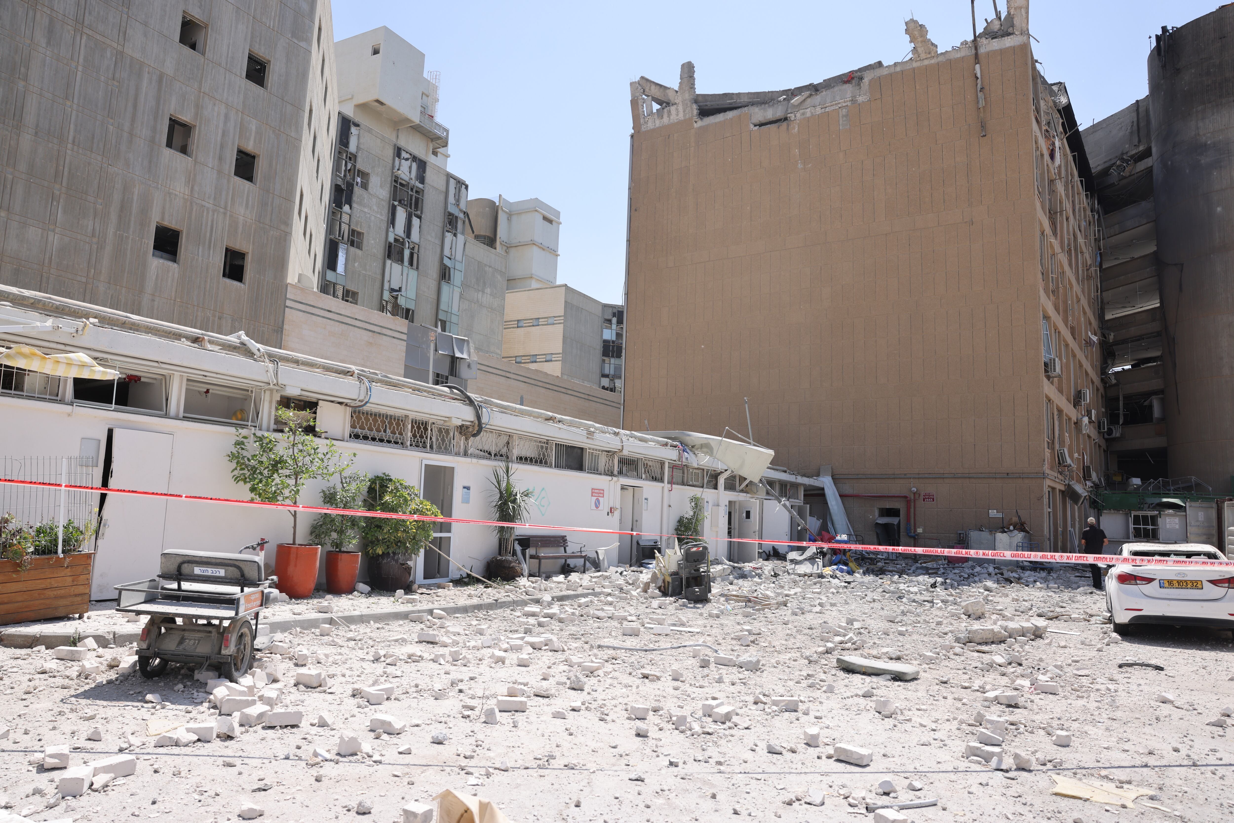 Hospital Soroka en Israel. FOTO: EFE/EPA/MARC ISRAEL SELLEM/POOL