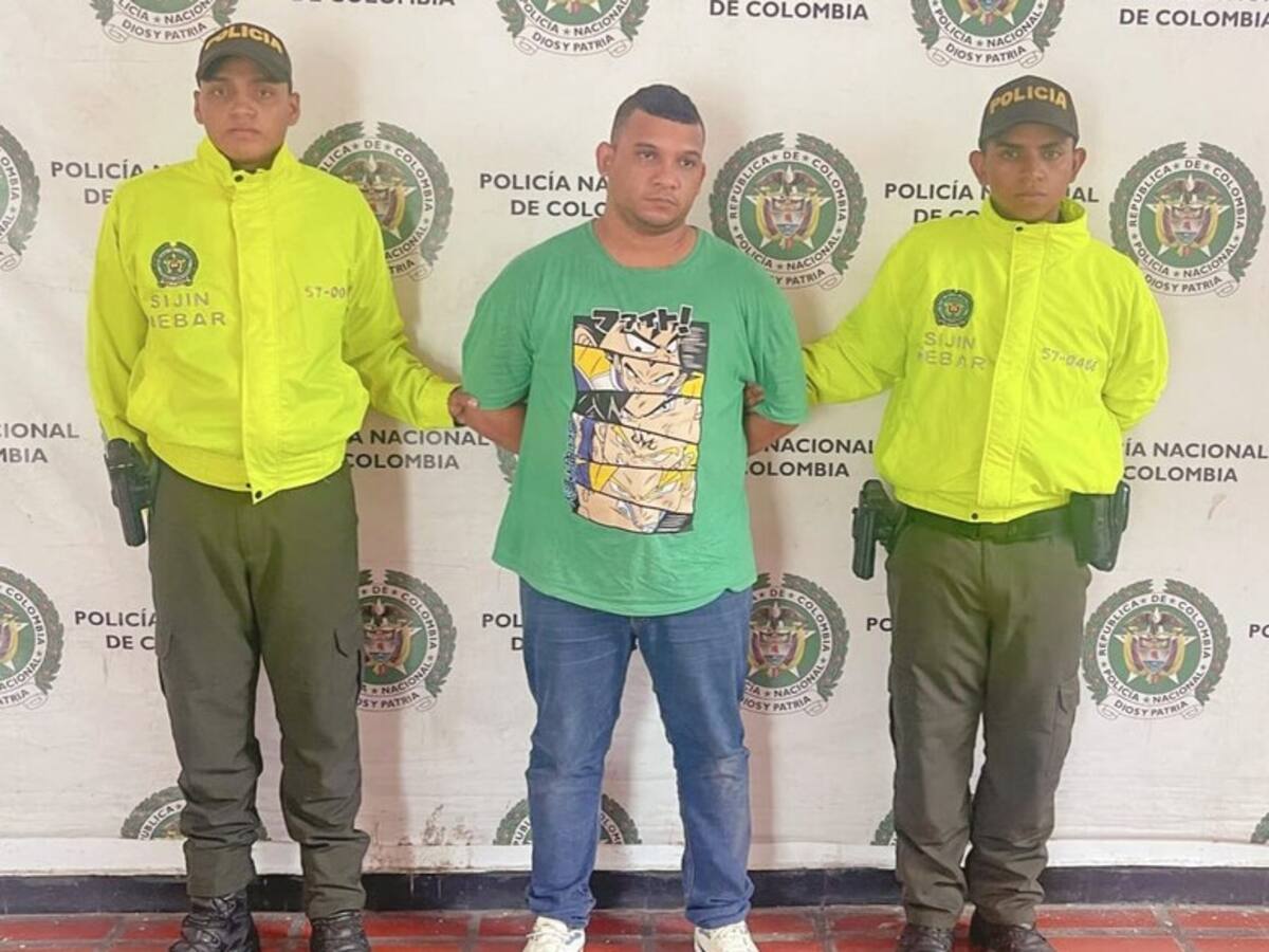 La Policía capturó a alias ‘El 10’ o ‘El viejo’, presunto miembro de ‘Los Costeños’