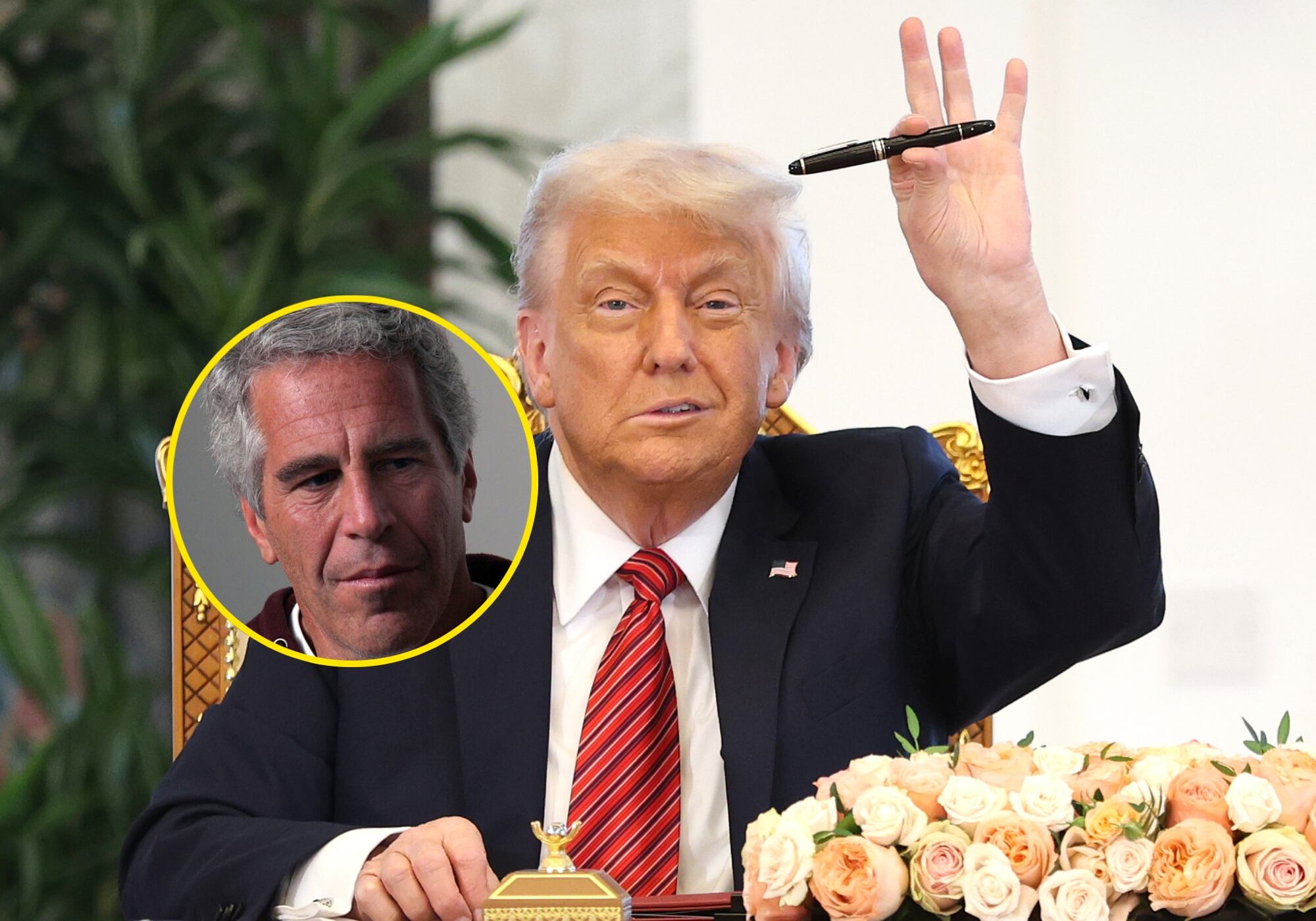 Donald Trump firmó ley para forzar la publicación de los archivos Jeffrey Epstein. Foto: Getty Images.