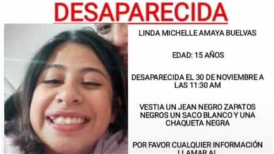Linda Michel Amaya Buelvas, desaparecida en Bogotá. Foto: Cortesía