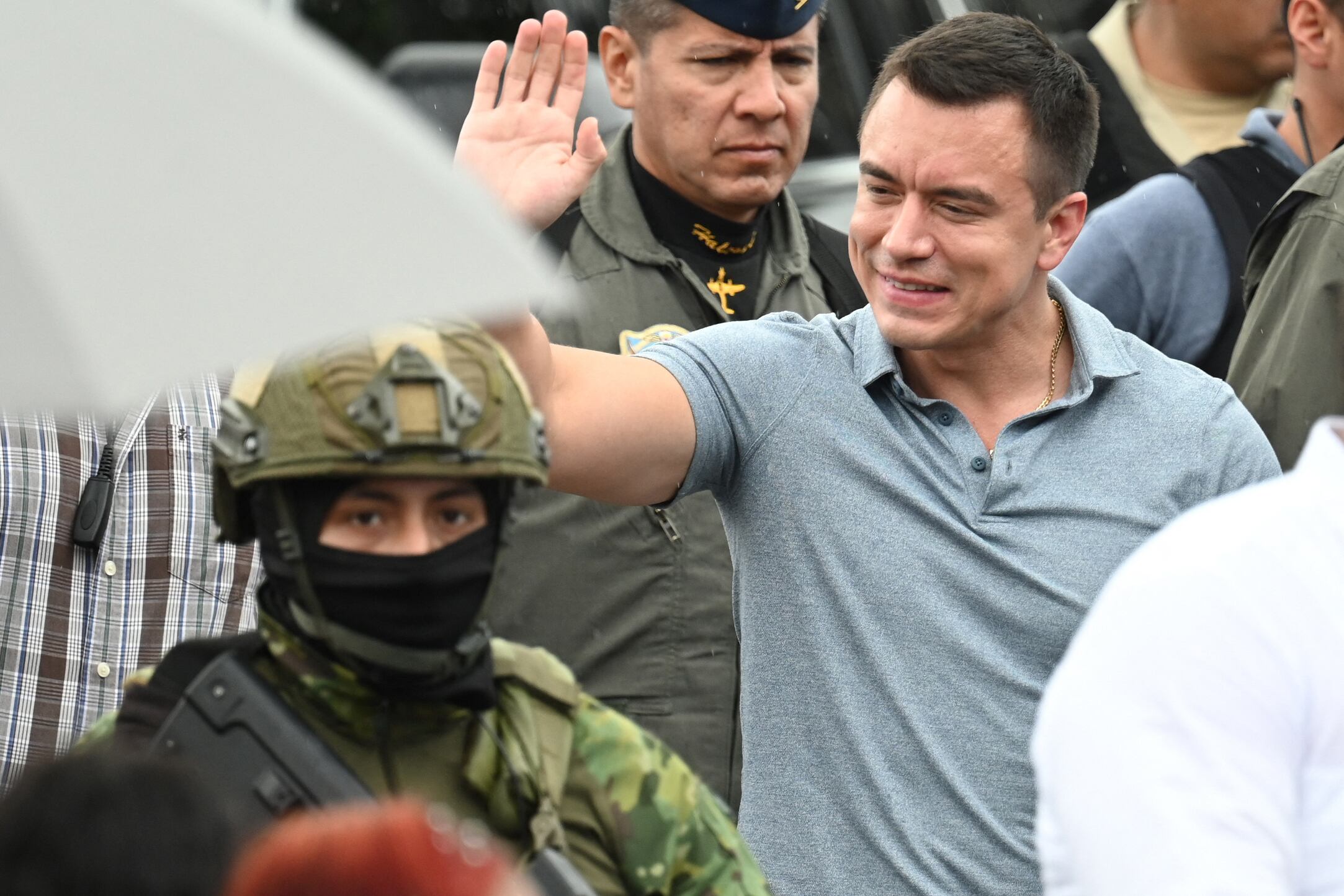 Presidente Daniel Noboa. FOTO:MARCOS PIN/AFP via Getty Images