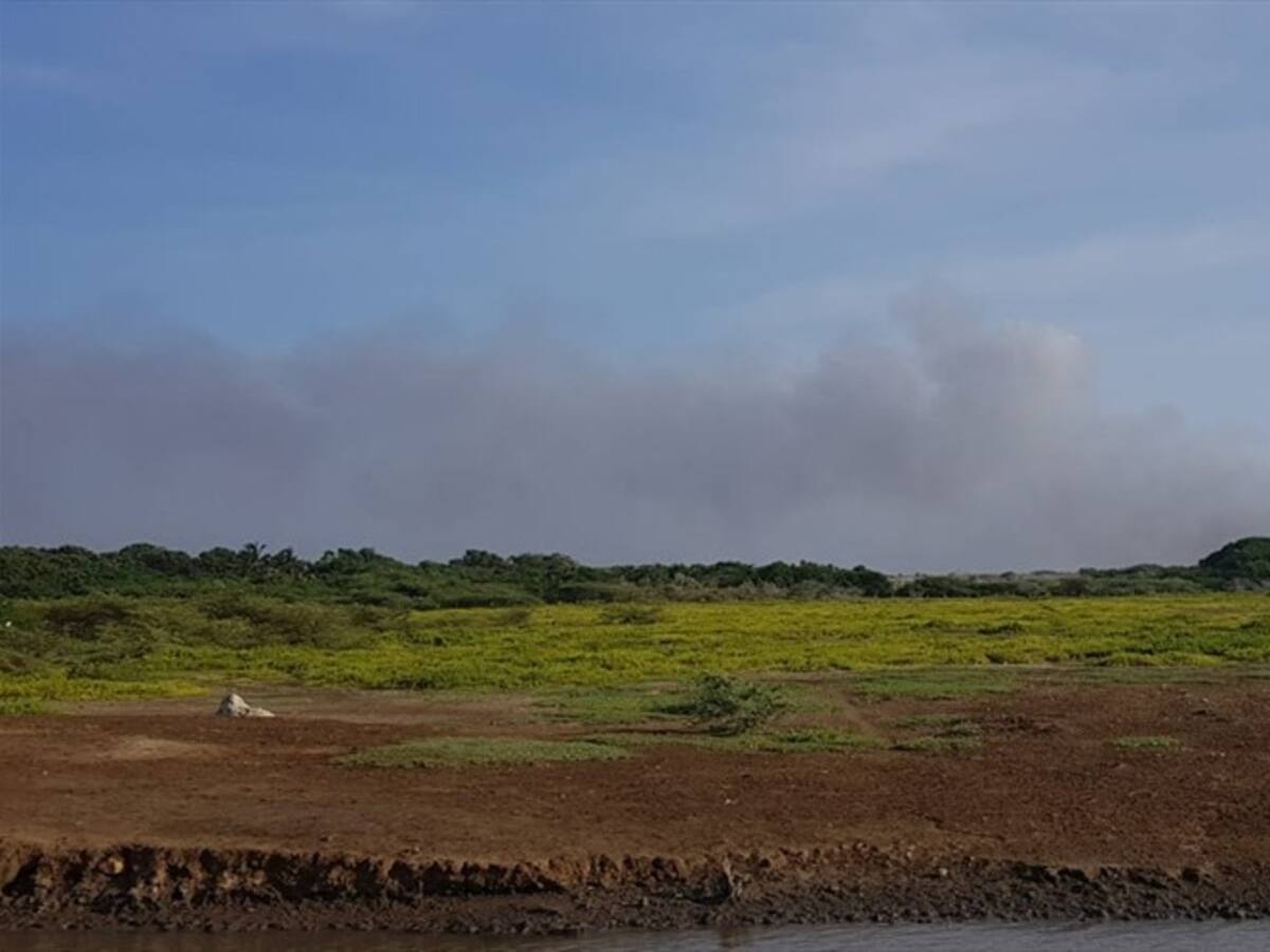 Nuevo incendio en vía Parque Isla de Salamanca