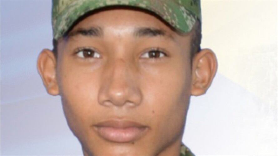 Secuestro del soldado Brayan David Suescún en La Gabarra. Foto: Twitter: Ejército Nacional