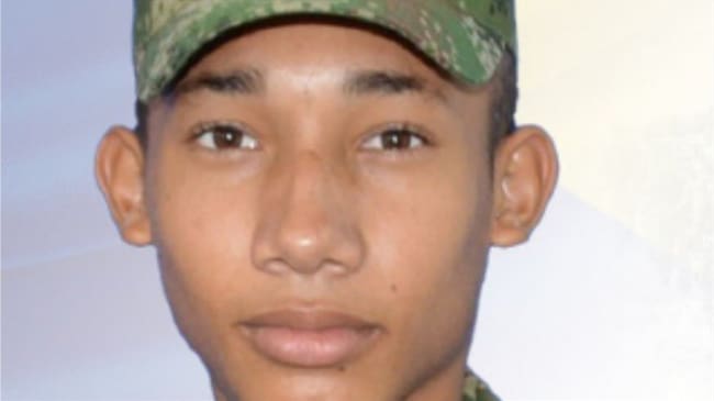 Secuestro del soldado Brayan David Suescún en La Gabarra. Foto: Twitter: Ejército Nacional