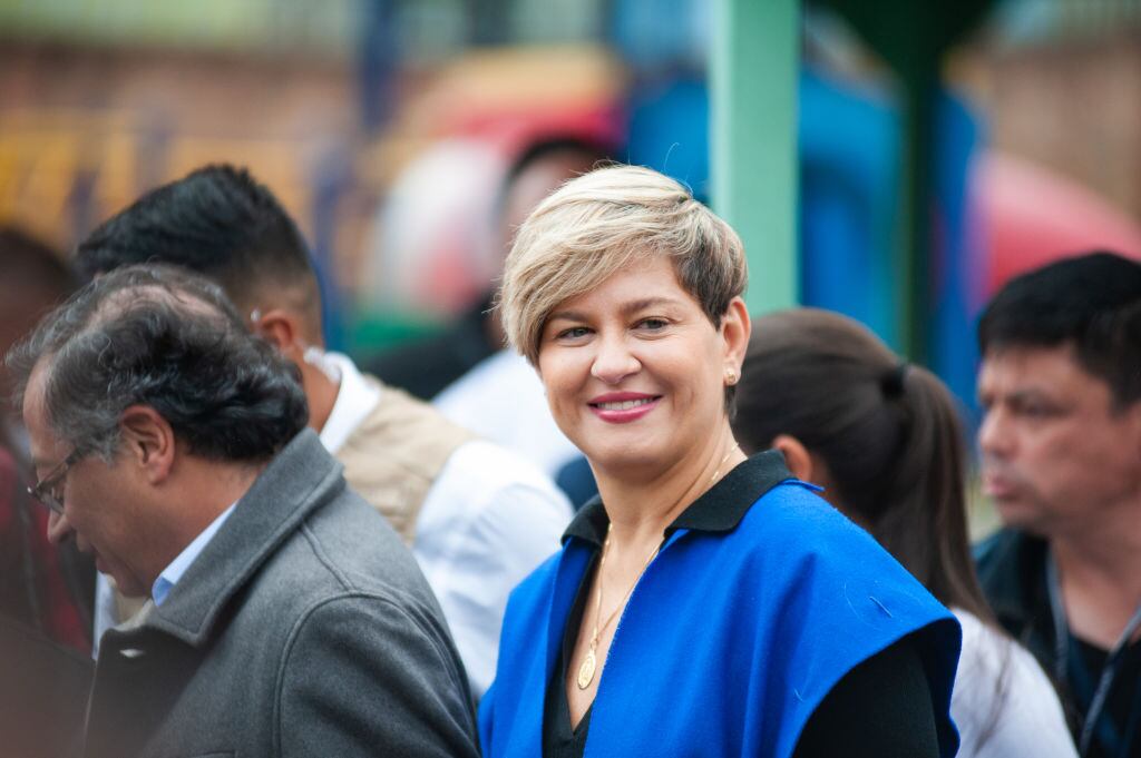 Verónica Alcocer, primera dama de Colombia. Foto: Chepa Beltran/Long Visual Press/Universal Images Group via Getty Images.