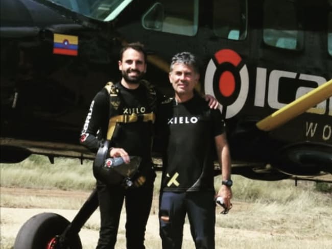 La historia de Nicolás Rubio, primer colombiano en sobrevolar el Mont Blanc en paracaídas