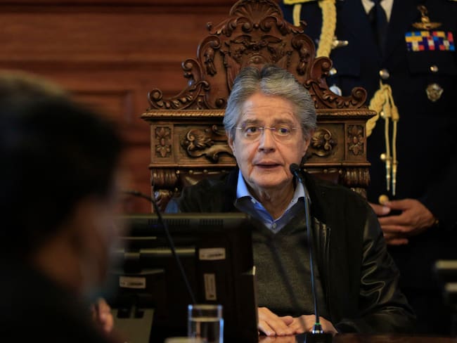 Presidente de Ecuador Guillermo Lasso. (Photo by Franklin Jacome/Agencia Press South/Getty Images)