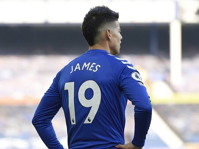 James Rodríguez, con Eveton. Foto: Getty Images