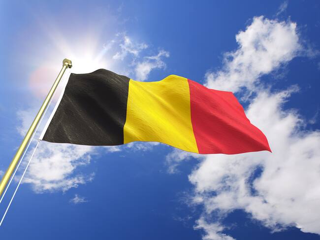 Imagen de referencia de la bandera de Bélgica. Getty Images