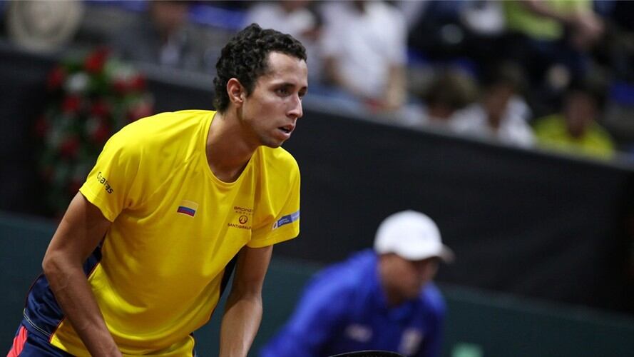 Tenista colombiano Daniel Galán. Foto: Colprensa - Álvaro Tavera