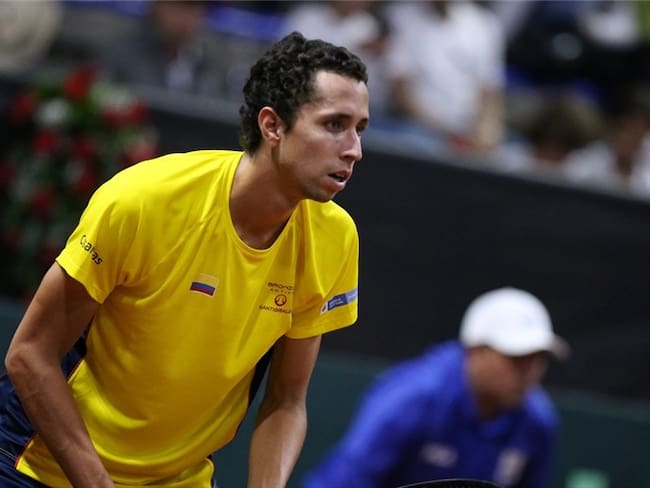 Tenista colombiano Daniel Galán. Foto: Colprensa - Álvaro Tavera