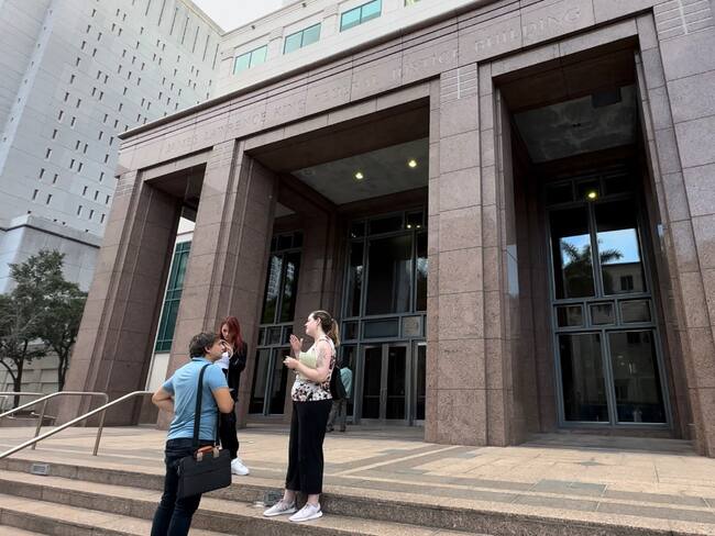 Edificio de Justicia Federal James Lawrence King en Miami. Foto: W Radio.