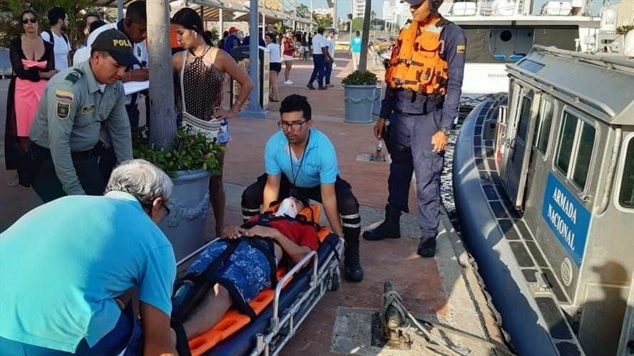 El menor fue llevado hasta el muelle de 'La Bodeguita' y de ahí fue llevado a la Casa del Niño. Foto: Cortesía