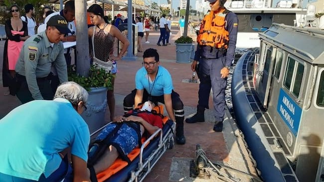 El menor fue llevado hasta el muelle de 'La Bodeguita' y de ahí fue llevado a la Casa del Niño. Foto: Cortesía