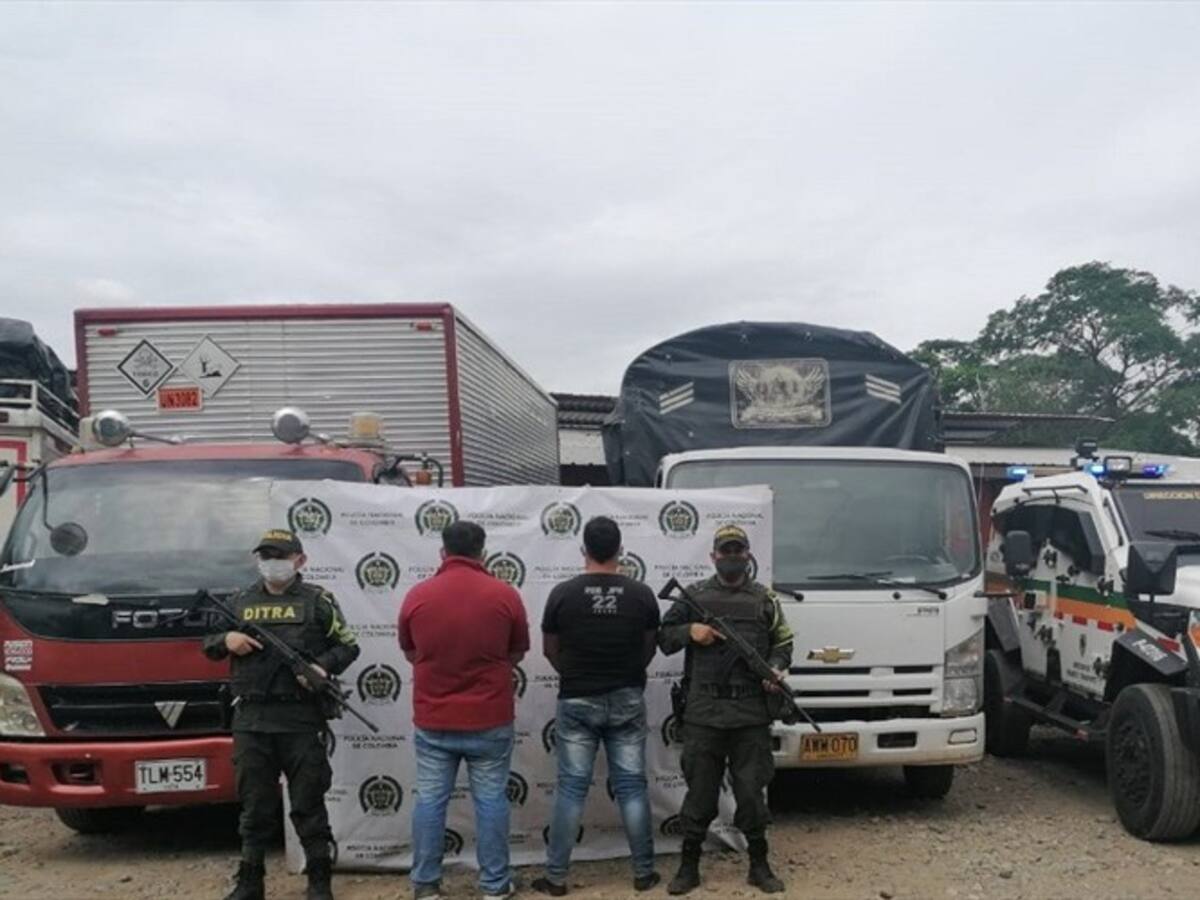 Capturados migrantes en Norte de Santander por el hurto de un camión y su mercancía