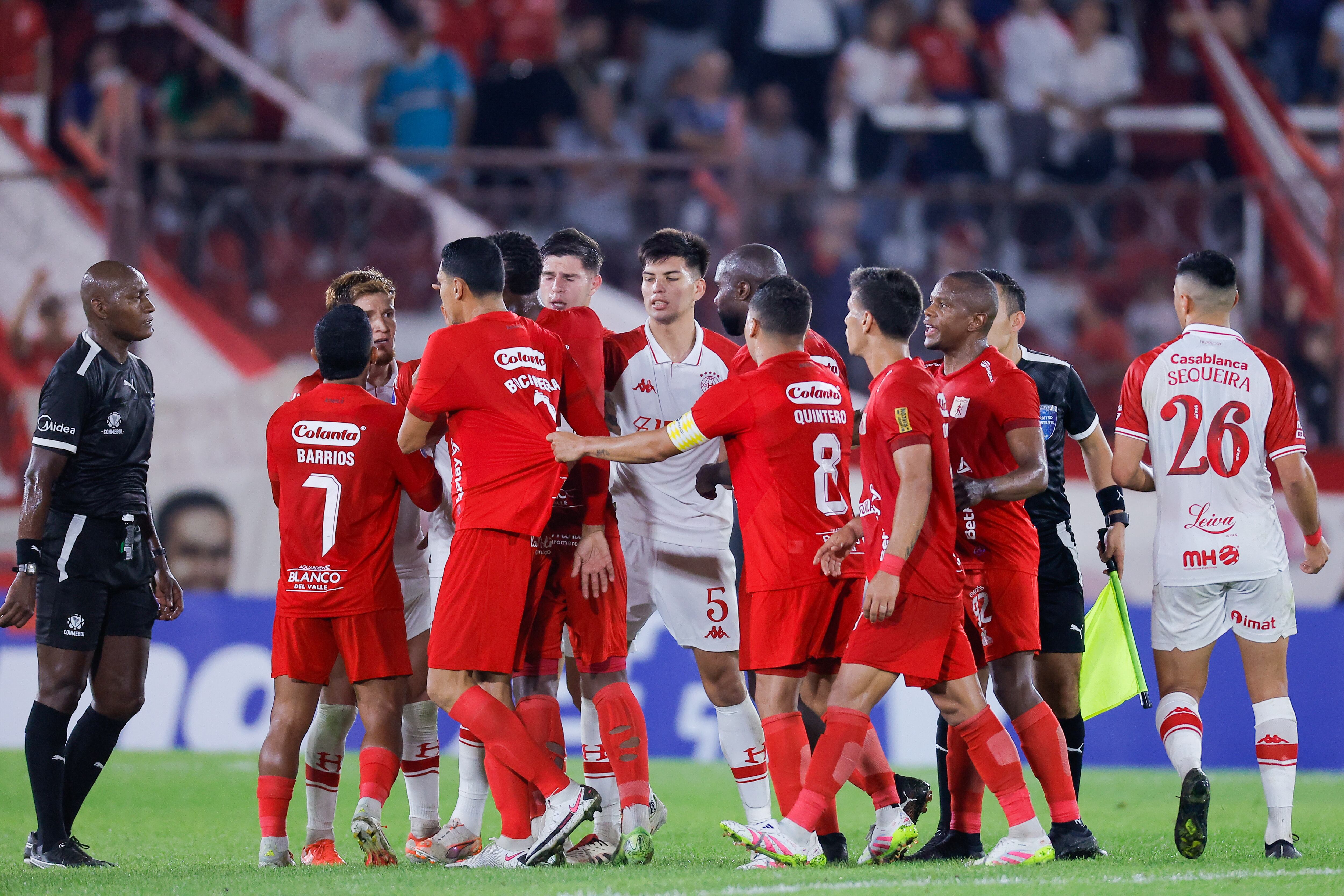 Huracán vs. América de Cali. Foto: EFE/ Juan Ignacio Roncoroni